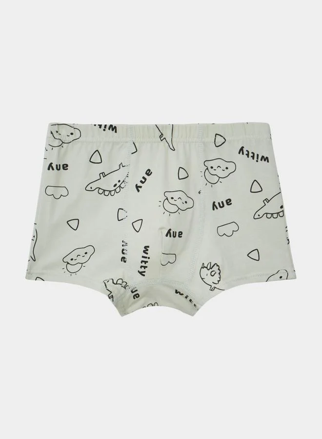 Styli Pack of 4 - Boys Dino Print Trunks